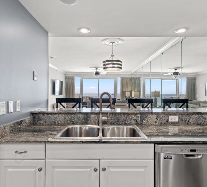 Ocean View from Kitchen 