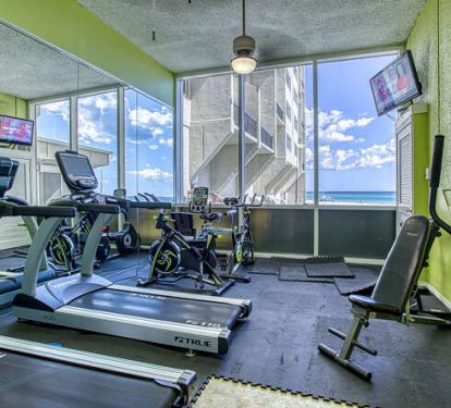 Workout room at tower