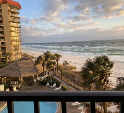 View of Gulf From Balcony