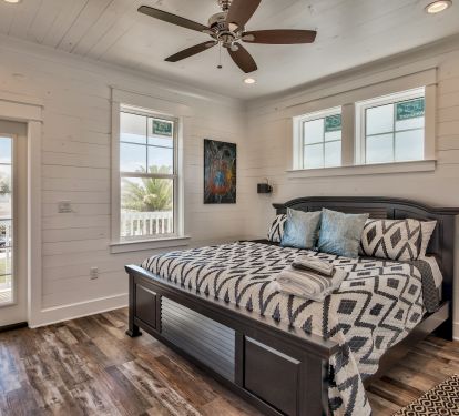 King #4 (ALL bedrooms have PRIVATE ATTACHED BATH!)  balcony with views to beach