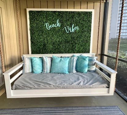 Relax on our Day-Bed Swing!