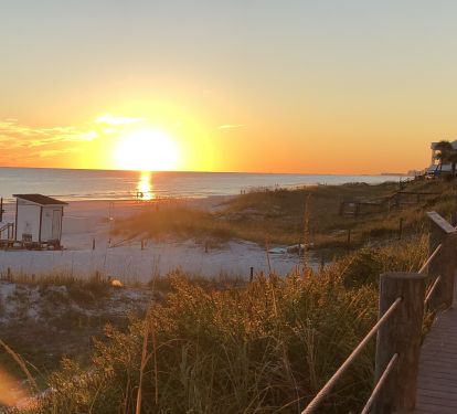 Endless sunsets from your private beachfront deck