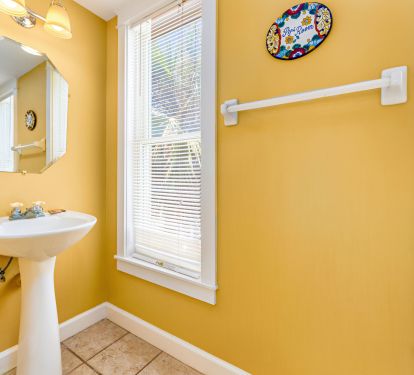 1/2 Bath off Kitchen
