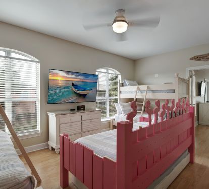 2nd Floor Bonus Room - 2 Bunks (twin/full), 1 Daybed with trundle
