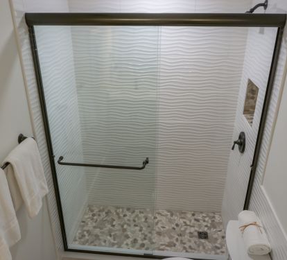 Gorgeous New Walk In Master Shower in 2023