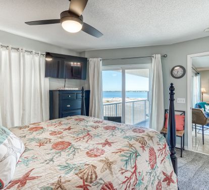 Master Balcony Entrance and Beach Views