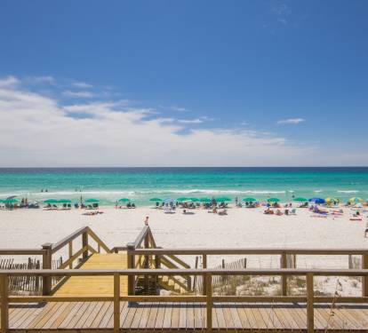 Easy beach access.