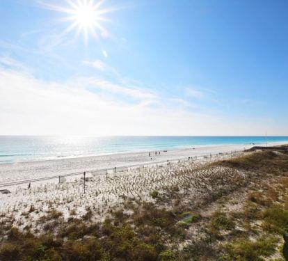 Balcony - 
Bella Riva Resort, Okaloosa Island Fort Walton Beach Florida Vacation Rentals