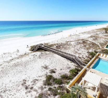 Balcony - 
Gulf Dunes 612 Fort Walton Beach Okaloosa Island Vacation Rentals