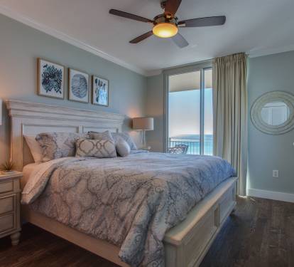 Fine bed linens and a new pillow-top mattress purchased in 2017