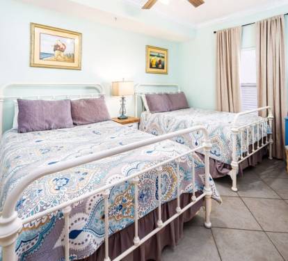 Guest Bedroom - 
Gulf Dunes 609 Fort Walton Beach Okaloosa Island Vacation Rentals