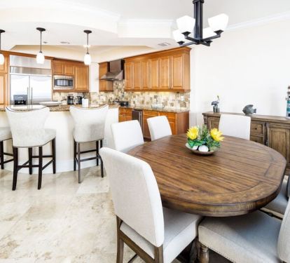 Dining Area - 
Bella Riva Resort, Okaloosa Island, Fort Walton Beach, FL Vacation Rentals
