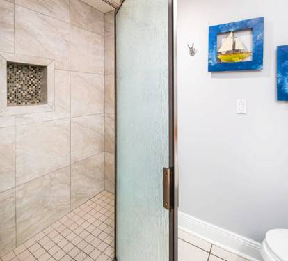 Master Bathroom with Double Vanity - 
Summer Place Resort, Unit 305 Okaloosa Island Fort Walton Beach Vacation Rentals