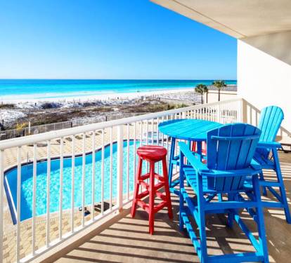 Balcony View -  Summer Place Resort, Unit 305 Okaloosa Island Fort Walton Beach Vacation Rentals