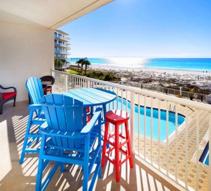 Balcony View -  Summer Place Resort, Unit 305 Okaloosa Island Fort Walton Beach Vacation Rentals