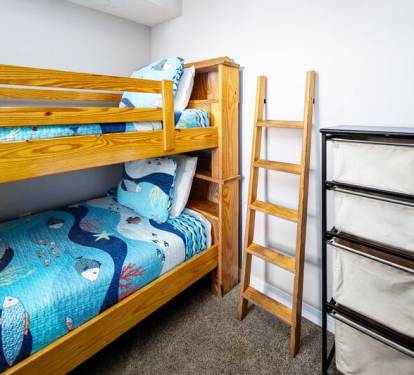 Bunk Room - 
Gulf Dunes 413 Fort Walton Beach Okaloosa Island Vacation Rentals