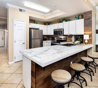 Kitchen - 
Gulf Dunes 609 Fort Walton Beach Okaloosa Island Vacation Rentals