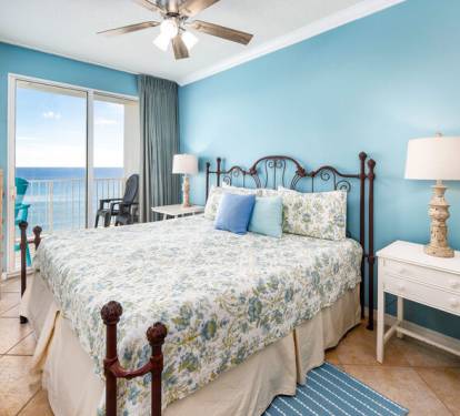Master Bedroom - 
Gulf Dunes 609 Fort Walton Beach Okaloosa Island Vacation Rentals