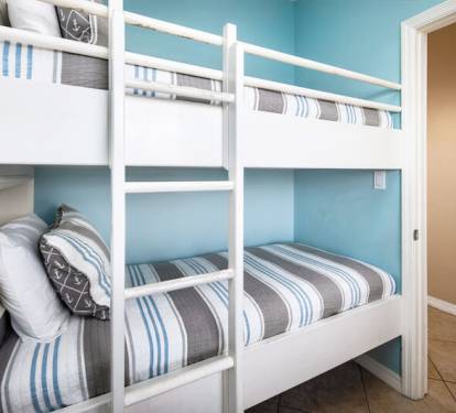 Bunk Room - 
Gulf Dunes 609 Fort Walton Beach Okaloosa Island Vacation Rentals