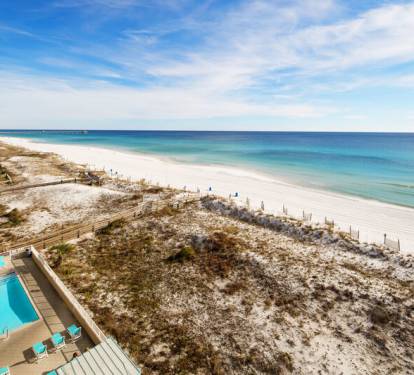 Balcony - 
Gulf Dunes 609 Fort Walton Beach Okaloosa Island Vacation Rentals
