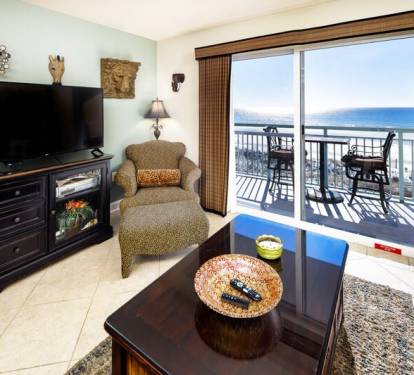 Living Room - 
Pelican Isle 308 Fort Walton Beach Okaloosa Island Vacation Rentals