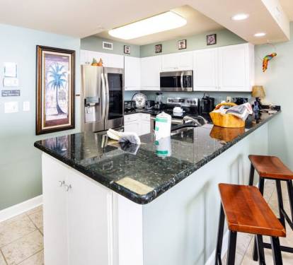 Kitchen - 
Pelican Isle 308 Fort Walton Beach Okaloosa Island Vacation Rentals