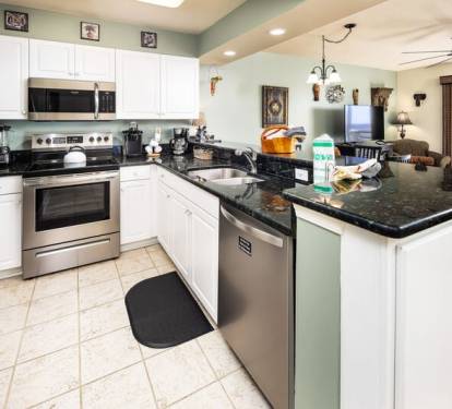 Kitchen - 
Pelican Isle 308 Fort Walton Beach Okaloosa Island Vacation Rentals