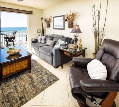 Living Room - 
Pelican Isle 308 Fort Walton Beach Okaloosa Island Vacation Rentals