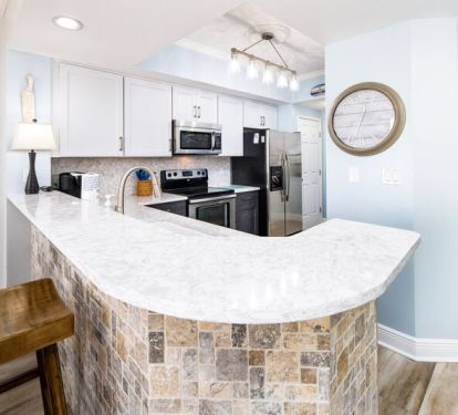 Kitchen - 
Waters Edge Resort Unit 412 Fort Walton Beach Okaloosa Island Vacation Rentals