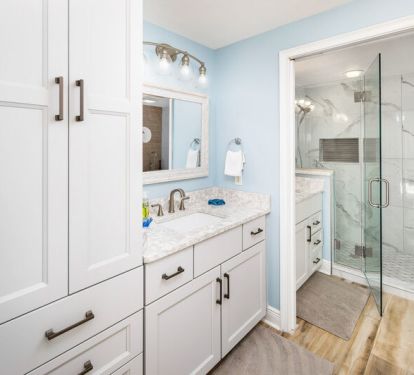 Master Bathroom - 
Waters Edge Resort Unit 412 Fort Walton Beach Okaloosa Island Vacation Rentals