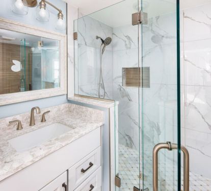Master Bathroom - 
Waters Edge Resort Unit 412 Fort Walton Beach Okaloosa Island Vacation Rentals