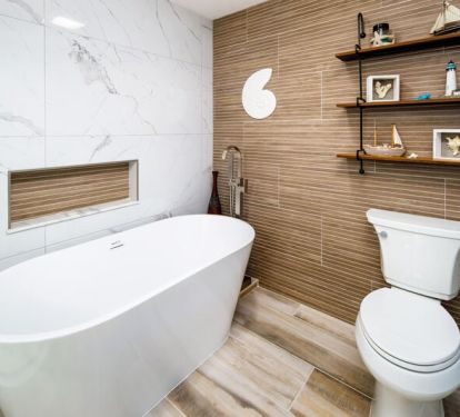 Master Bathroom - 
Waters Edge Resort Unit 412 Fort Walton Beach Okaloosa Island Vacation Rentals