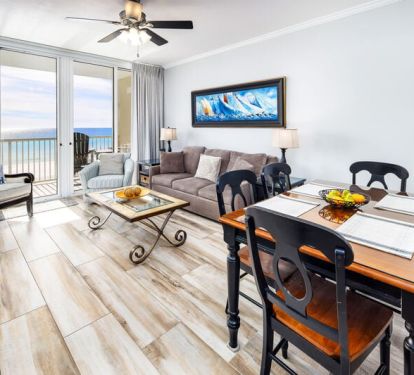 Dining Area - 
Waters Edge Resort Unit 412 Fort Walton Beach Okaloosa Island Vacation Rentals