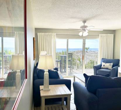 Living Room - 
Gulf Dunes Resort Unit 108 Okaloosa Island Fort Walton Beach FL