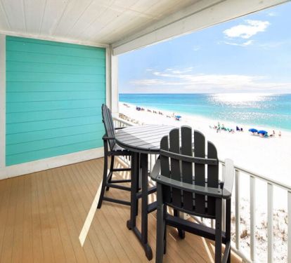 Master Bedroom Balcony Third Level - 
Sanddollar Townhomes Unit 6 Miramar Beach Destin Florida Vacation Beach House Rentals