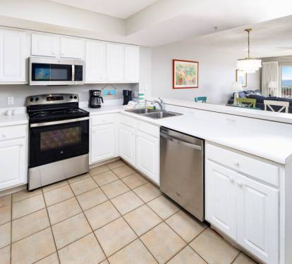 Kitchen - 
Gulf Dunes Resort Unit 108 Okaloosa Island Fort Walton Beach FL