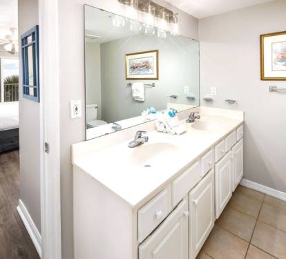 Master Bathroom - 
Gulf Dunes Resort Unit 108 Okaloosa Island Fort Walton Beach FL