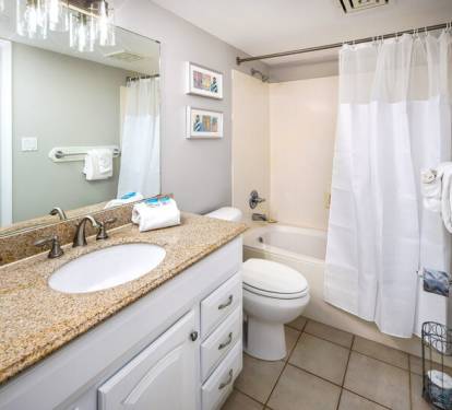 Guest Bathroom - 
Gulf Dunes Resort Unit 108 Okaloosa Island Fort Walton Beach FL