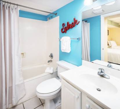 Bathroom 3 - Gulf Dunes Resort Unit 117 Okaloosa Island Fort Walton Beach Vacation Condos by Sunset Resort Rentals