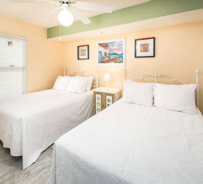 Bedroom 3 - Gulf Dunes Resort Unit 117 Okaloosa Island Fort Walton Beach Vacation Condos by Sunset Resort Rentals