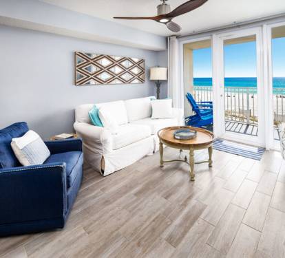 Living Room - 
Sea Dunes Resort Unit 202 Fort Walton Beach Okaloosa Island Vacation Rentals