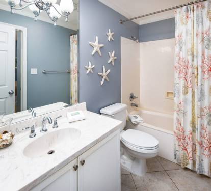 Guest Bathroom - 
Gulf Dunes 612 Fort Walton Beach Okaloosa Island Vacation Rentals