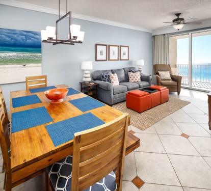 Dining Area - 
Gulf Dunes 612 Fort Walton Beach Okaloosa Island Vacation Rentals
