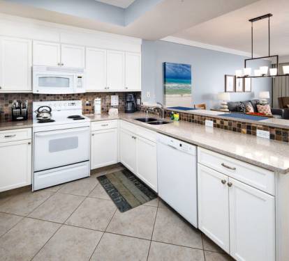 Kitchen - 
Gulf Dunes 612 Fort Walton Beach Okaloosa Island Vacation Rentals
