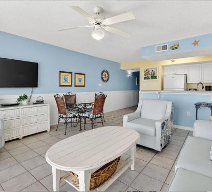 Living Room - 
Gulf Dunes 206 Fort Walton Beach Florida Okaloosa Island Destin