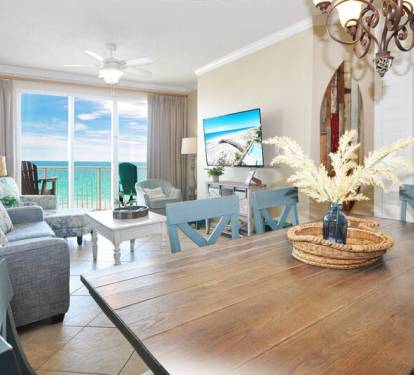 Dining Area - 
Gulf Dunes 609 Fort Walton Beach Okaloosa Island Vacation Rentals