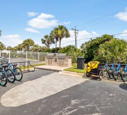 Bikes Included & Access to Community Grills