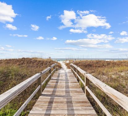 Take Advantage of the Private Beach Access!