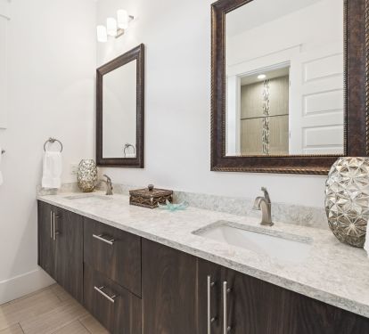3rd Floor Shared Bathroom - Dual Vanities