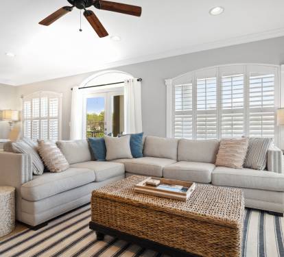 Cozy Up On the Oversized Sectional for a Movie Night!
